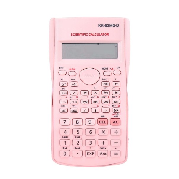 Tudományos számológép J435 rózsaszín