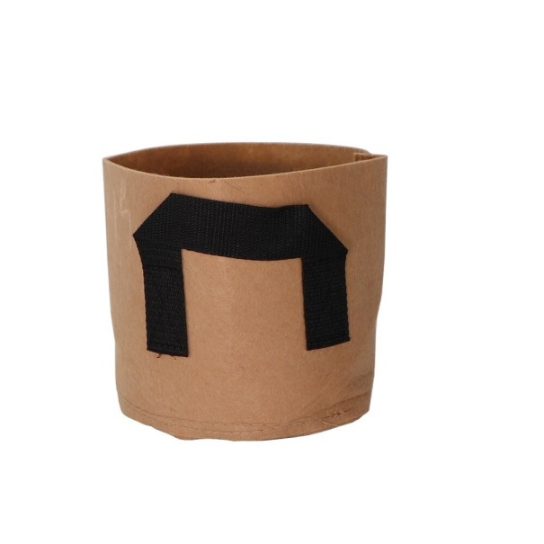 Tuinkweekzak met handvatten bruin 1