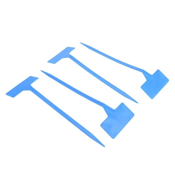 Tuinpaallabels blauw 5 st.