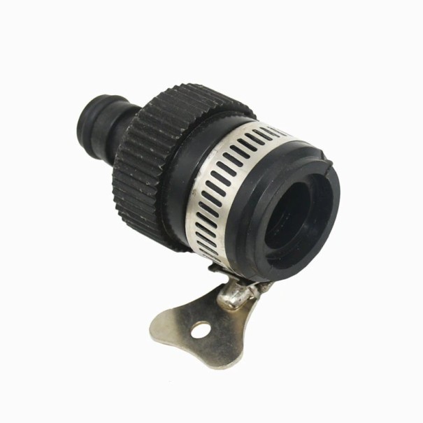 Tuinslangaansluiting 1/2&quot; zwart