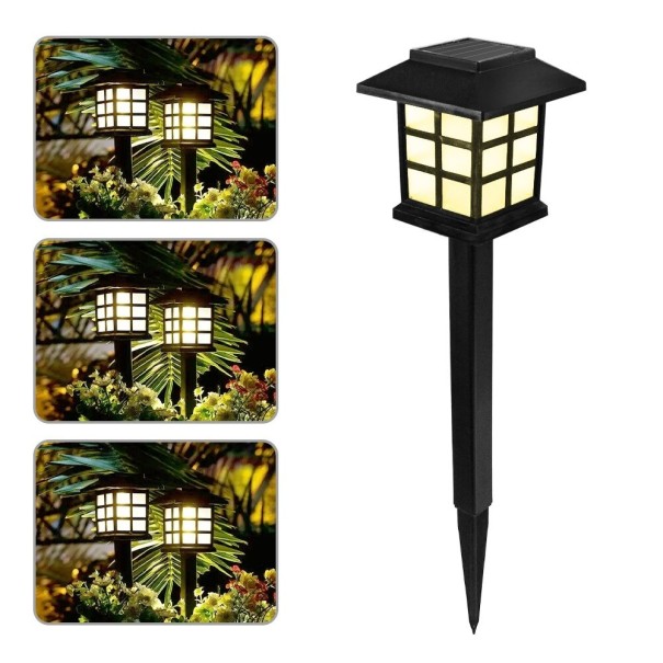 Tuinzonnelamp 6 stuks warm wit