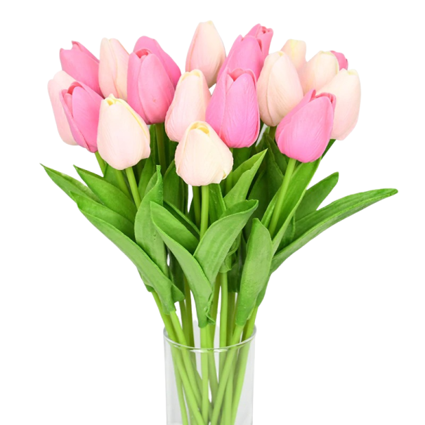 Tulipas artificiais 10 pcs 4