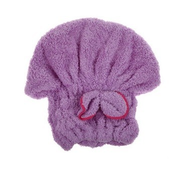 Turban pentru păr umed J2978 violet deschis