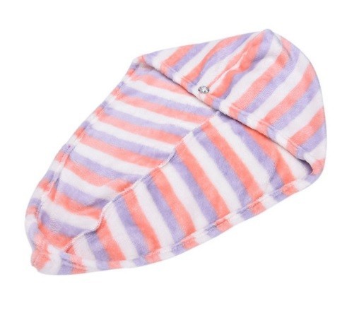 Turbante para cabello mojado con rayas J3458 2