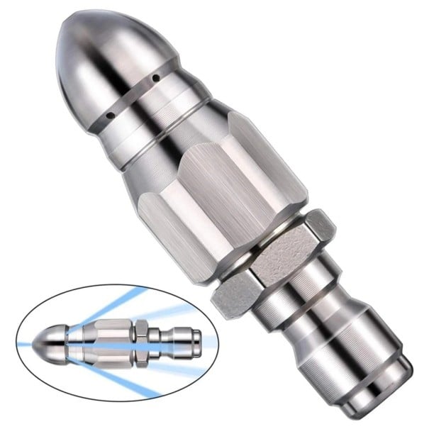 Turbo-Düse für Hochdruckreiniger 1/4" Schnellverschluss rotierende Metall Hochdruckdüse für WAP 1 Stück