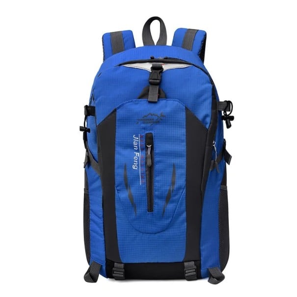 Turistický batoh 35–66 l 32 × 16 × 52 cm Lehký voděodolný cestovní a horolezecký batoh s přihrádkou na notebook modrá