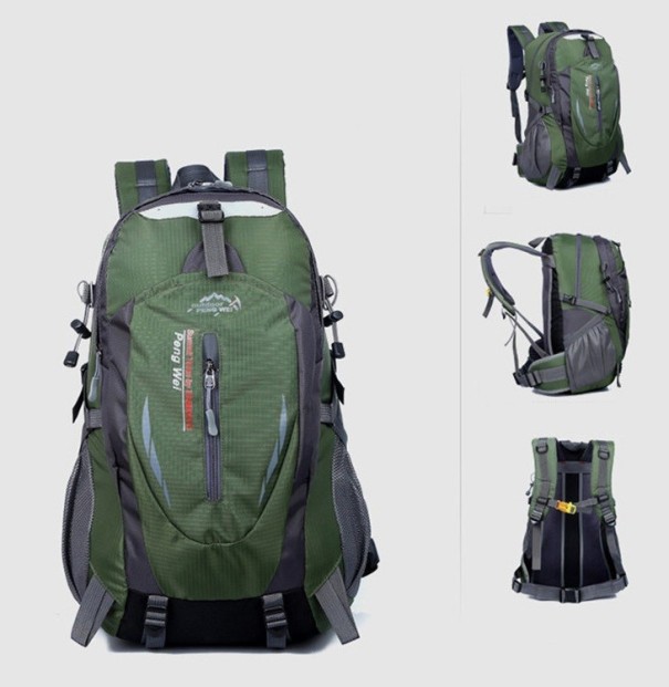 Turistický batoh vysokej kvality J3080 vojenská zelená