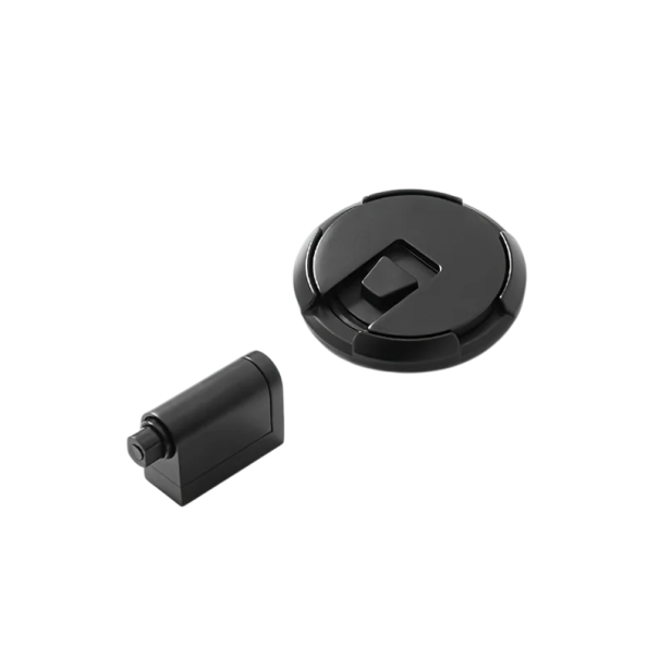 Türstopper aus poliertem Metall Moderne Metallstopper für Schlafzimmer und Badezimmer Elegantes Design Türblockierung Wandschutz schwarz
