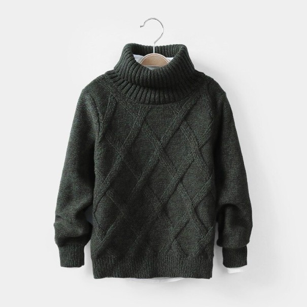 Turtleneck băiat verde inchis 10