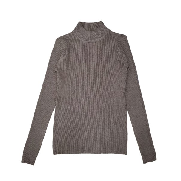 Turtleneck G202 dam mörkgrå S