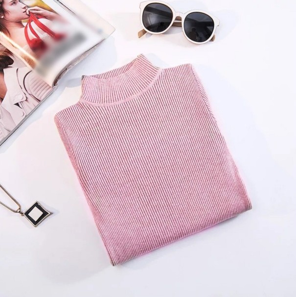 Turtleneck G202 dam rosa S