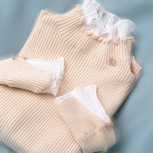 Turtleneck G295 dam beige