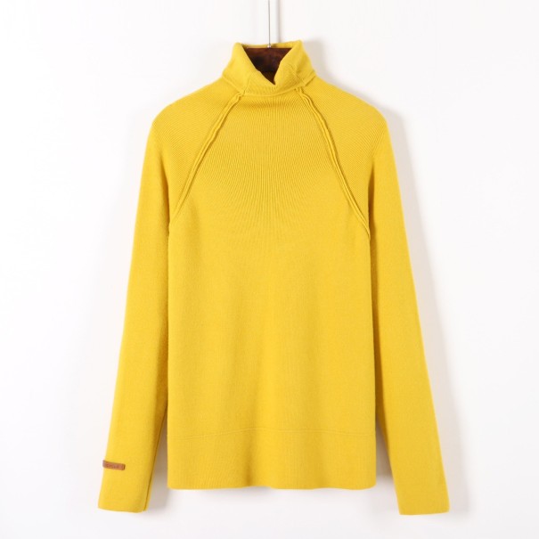 Turtleneck G341 dam gul