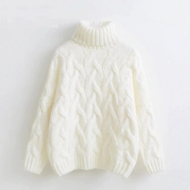 Turtleneck pentru femei A2321 cremos