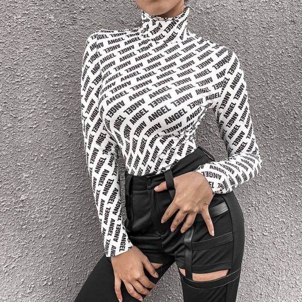 Turtleneck pentru femei cu mănuși XS