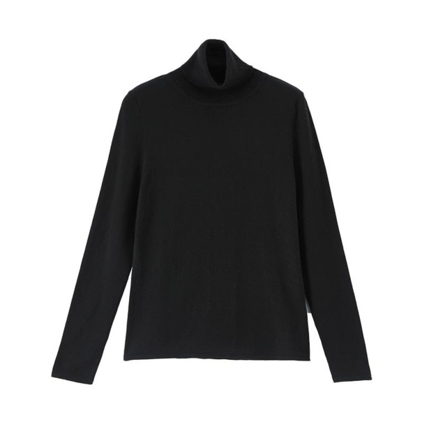 Turtleneck pentru femei G372 negru S