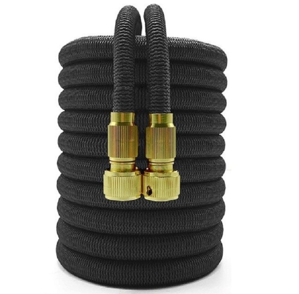 Tuyau d'arrosage rétractable noir 5 m