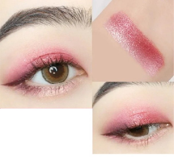 Tvåfärgad shimmer cream shadow Cream shadow stick Waterproof V197 1