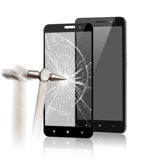 Tvrdené Sklo pre Xiaomi Redmi s okrajom J2296 čierna Redmi 5