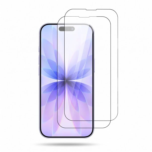 Tvrzené sklo HD 9D pro iPhone 17 Pro Max Sada 3 kusů Celoplošné krytí a ochrana proti prasknutí Průhledná skleněná fólie Na ochranu displeje 1