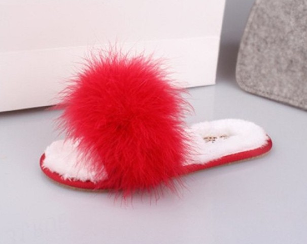 Tweekleurige pantoffels voor dames 35