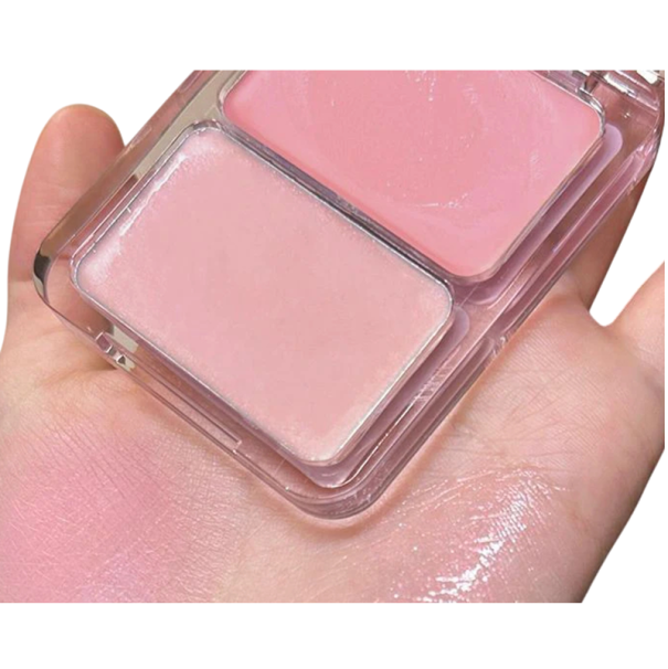 Two-Tone Balm Blush 5.9 x 7.1 cm Gentle Low Pigmentation Illuminating Shine Hydrating Texture Natural Make-up Effect 1