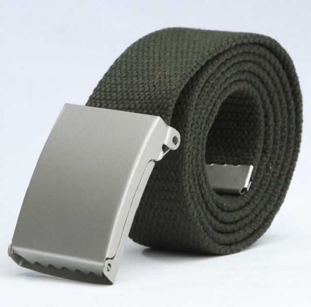 Tygbälte armégrön 100 cm