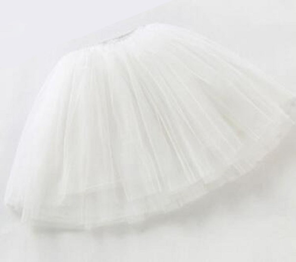 Tyttöjen hame L1059 valkoinen 3