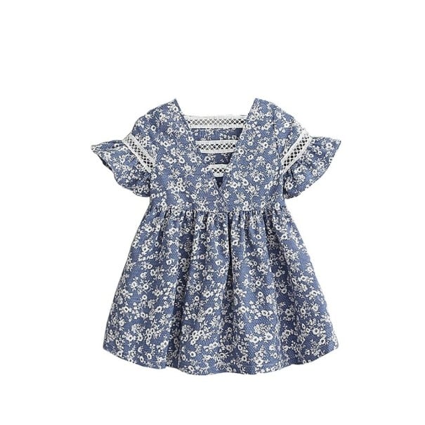 Tyttöjen mekko N248 9-12 kuukautta