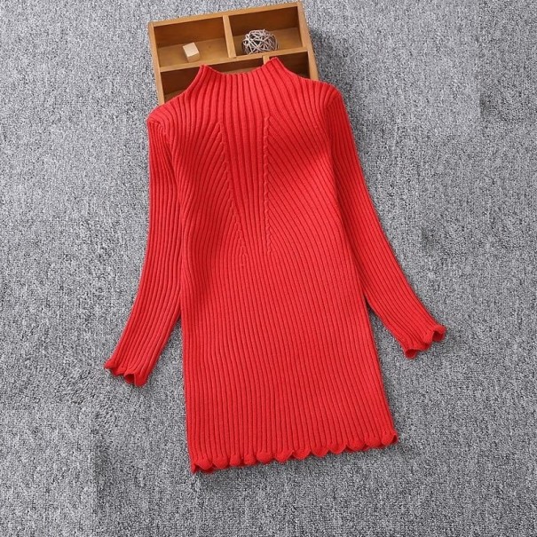 Tyttöjen mekko N420 punainen 2