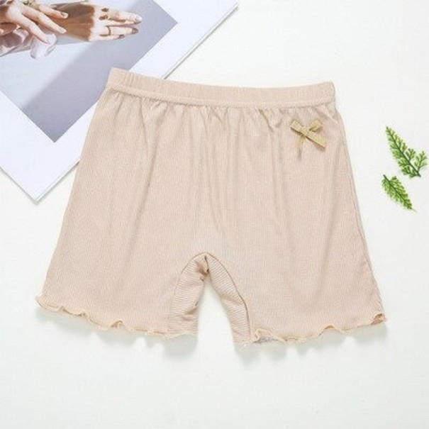 Tyttöjen shortsit N688 beige 10