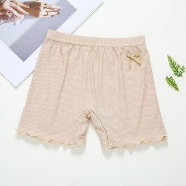 Tyttöjen shortsit N688 beige 3