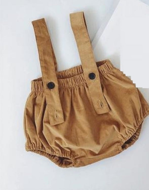 Tyttöjen shortsit N693 ruskea 2