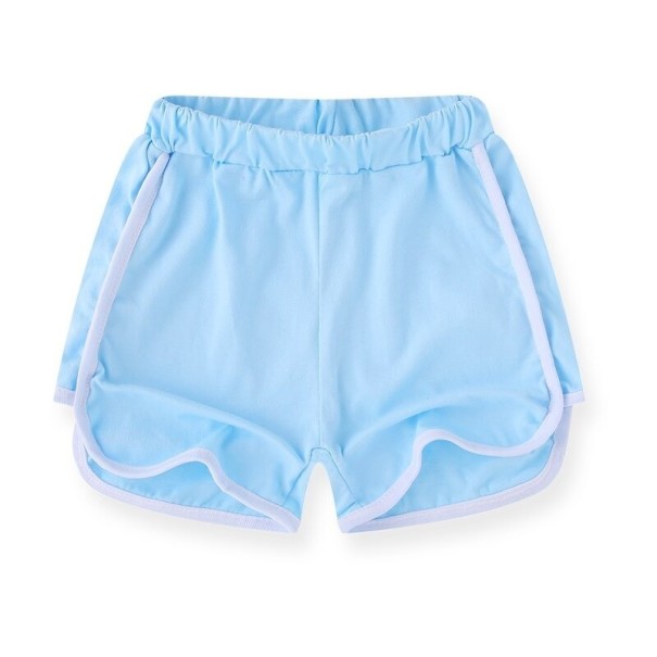 Tyttöjen shortsit N703 vaaleansininen 7