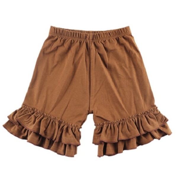 Tyttöjen shortsit N715 ruskea 6