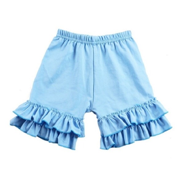 Tyttöjen shortsit N715 vaaleansininen 6