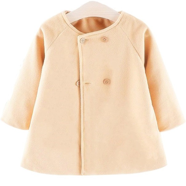 Tyttöjen takki L1884 beige 18-24 kuukautta
