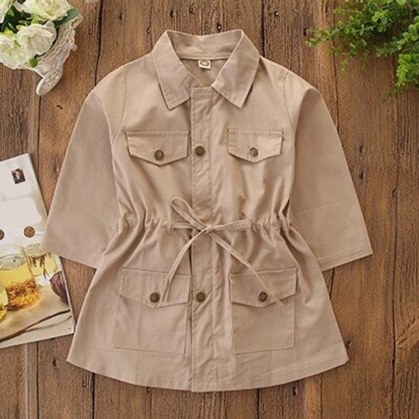 Tyttöjen takki L1944 beige 2