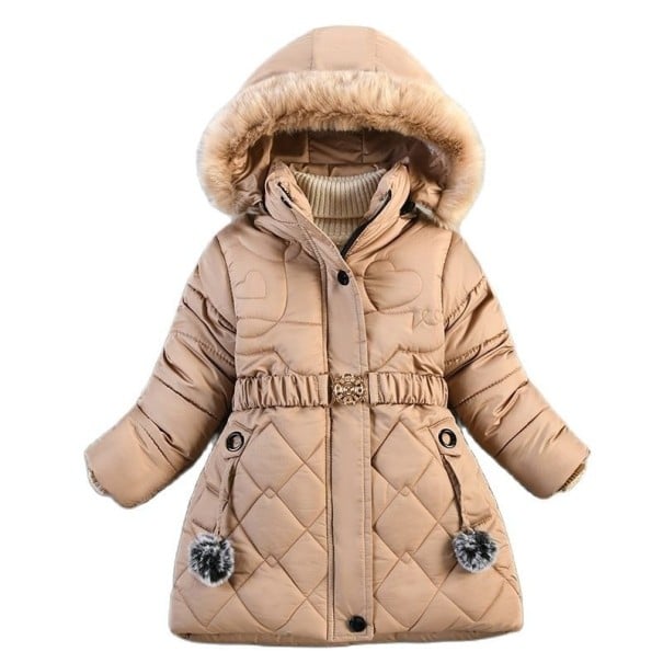 Tyttöjen talvitakki L1992 beige 5