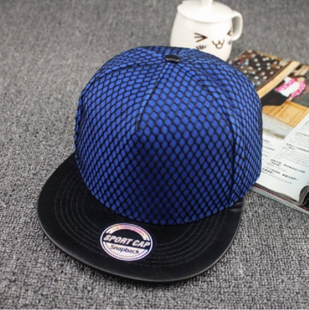 Tyylikäs snapback-lippis J1012 sininen