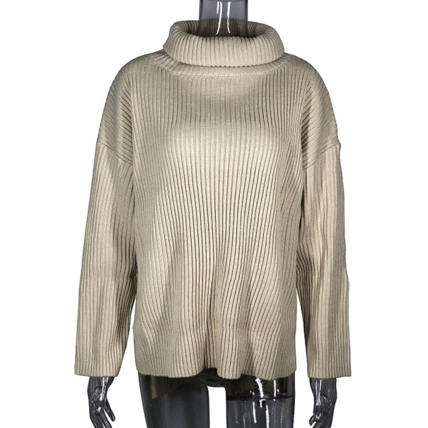 Übergroßer Rollkragenpullover für Damen G370 L