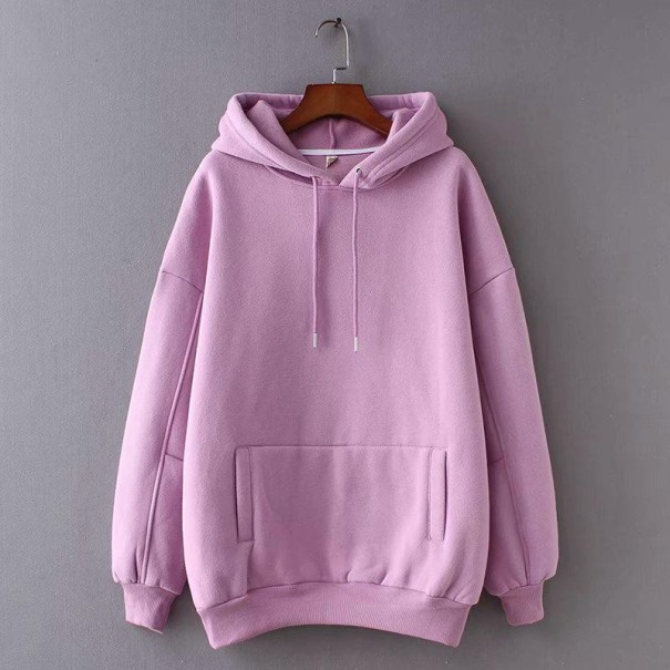 Übergroßes Damen-Sweatshirt rosa S