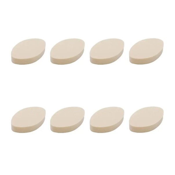 Übungsschwämme zur Wimpernvermessung 7,5 x 2 cm Wiederverwendbare Hilfsmittel für Wimpernverlängerung Augenformungstraining Kosmetisches Make-up beige
