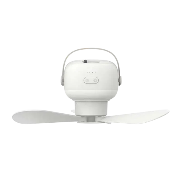 Udendørs campingventilator Bærbar loftventilator 7200mAh genopladeligt batteri 3 hastigheder Stille drift Ideel til telte og terrasser 1