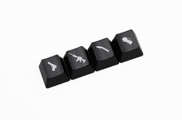 Udskiftelige gaming-taster sort