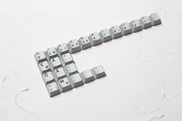 Udskiftelige taster til internationalt tastatur 3