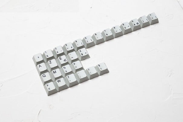 Udskiftelige taster til internationalt tastatur 4