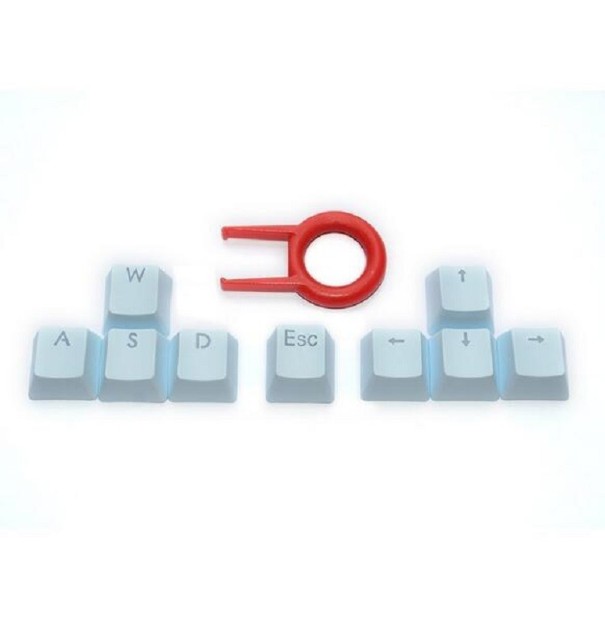 Udskiftelige taster til K377-tastaturet lyseblå