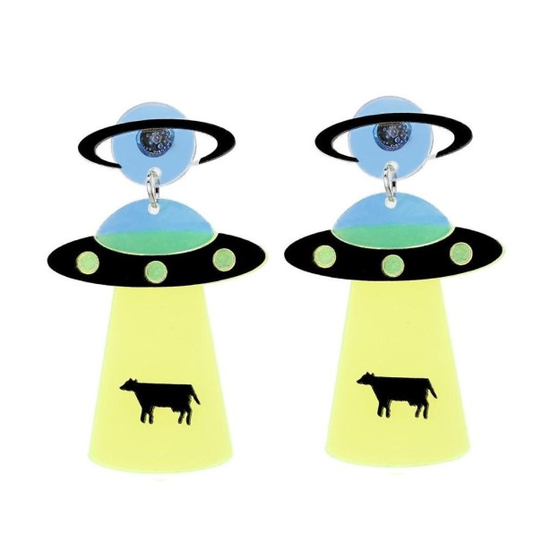 UFO-hängande örhängen för kvinnor 5