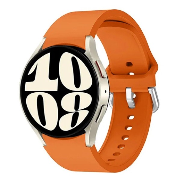 Uhrenarmband Samsung Galaxy Watch 4 Classic 42 mm 46 mm Uhrenarmband aus Gummi apricot